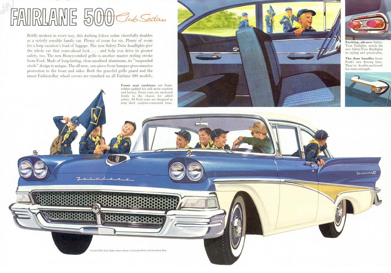 1958 Ford Fairlane Brochure Page 19